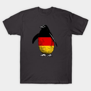 Germany Penguin Flag of Germany | Vintage Penguin Supporting Germany T-Shirt